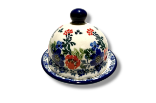 C04 Bunzlau Botervlootje klein tiny dish 1413X